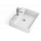 22-Inch Stone Resin Solid Surface Rectangular Shape Vessel Sink